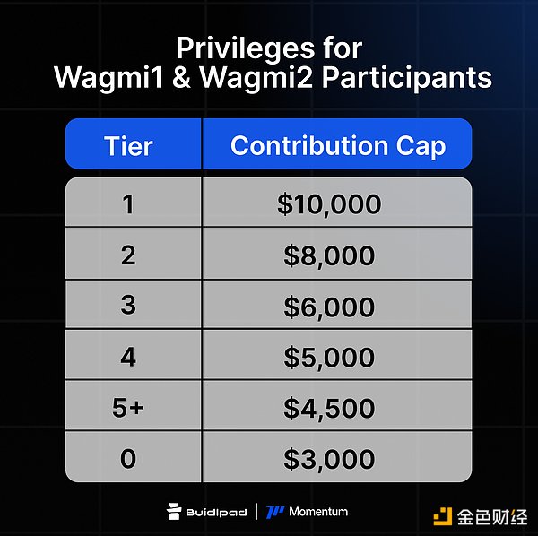 MomentumTokensMMT的Buidlpad社區發售認購申請&nbsp;圖片