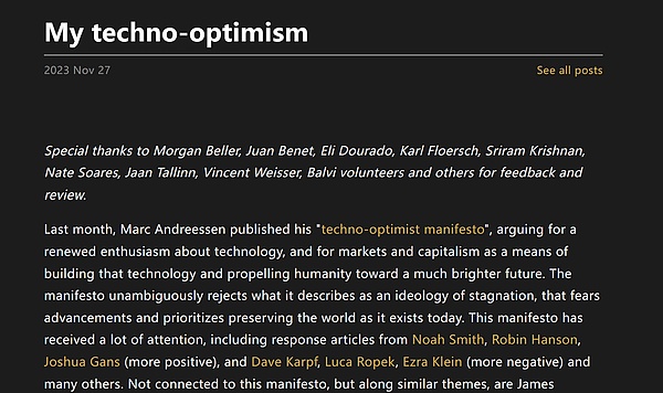 當 Web3 撞上 d/acc：技術加速時代 Crypto 能做些什么？ 資訊縮略圖